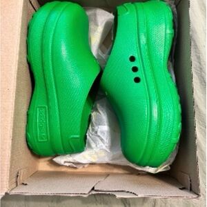 Adidas Stan Green Slip-On Clog Mules- Size 7